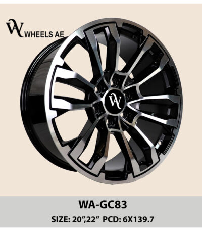 GMC 20 Inch Black Wheel WA-GC82