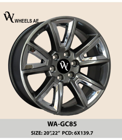 Satin Black Chevrolet 22 Inch Wheel WA-CG85