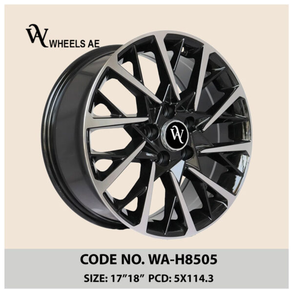 Hyundai Wheel WA-H8505 – 17 & 18 Inch Multi-Spoke Alloy Rims for Kia, Mazda, and Mo