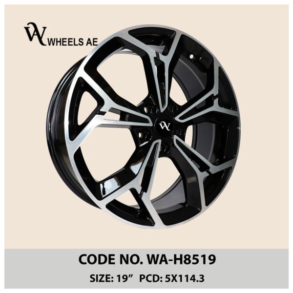 Kia Hyundai Wheel WA-H8519 – 19 Inch Sporty Alloy Rim for Sedans & SUVs