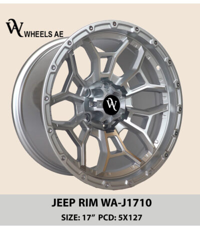 17 Inch Silver Off-Road Alloy Wheel WA-J1710 Jeep Dodge 5x127