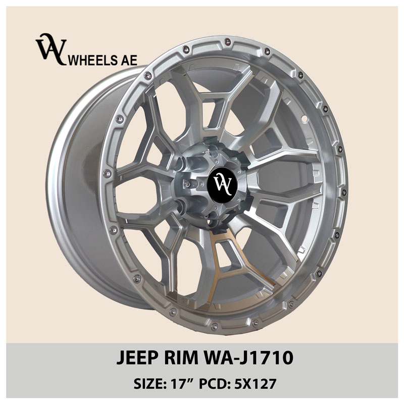 17 Inch Silver Off-Road Alloy Wheel WA-J1710 Jeep Dodge 5x127