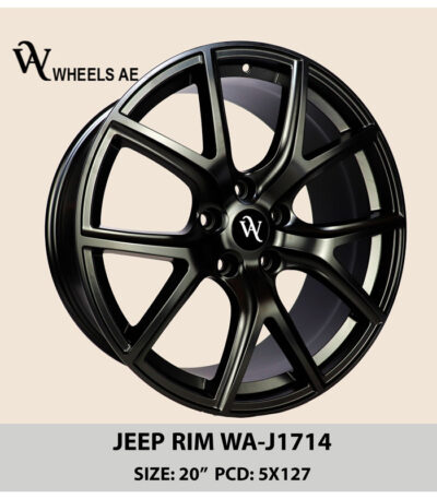 Matte Black Jeep 20 Inch Wheel WA-J1714