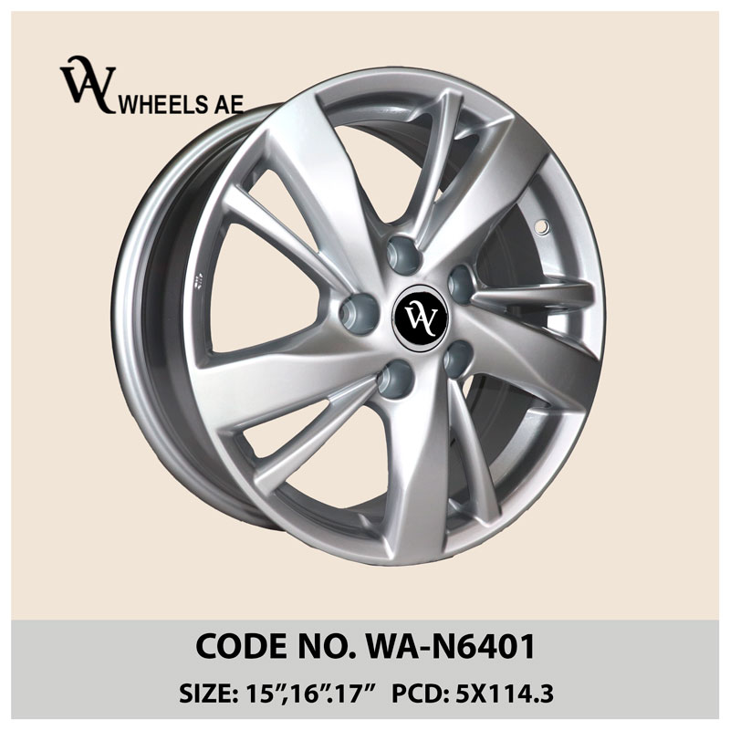 nissan-wheels-wa-n6401 Nissan Wheel WA-N6401 – 16 & 17 Inch Silver Alloy Rim for Altima, Sentra, Maxima, and More