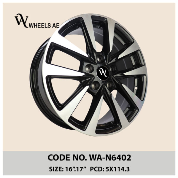 Nissan Wheel WA-N6402 – 16 & 17 Inch Elegant Alloy Rim for Altima, Sentra, and More