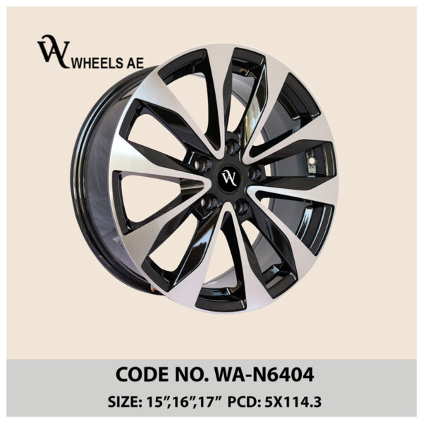 Nissan Wheel WA-N6404 – 16 to 19 Inch Bold Alloy Rim for Maxima, Altima, Sentra and More