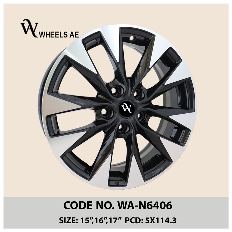 nissan-wheels-wa-n6406 Nissan Sedan Wheel WA-N6406 – 17-19 Inch Modern Multi-Spoke Alloy Rim for Altima, Maxima, Sentra