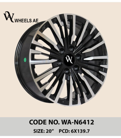 Nissan 20 Inch Wheel WA-N6412 – Luxury High-Spoke Design Alloy for Patrol Platinum