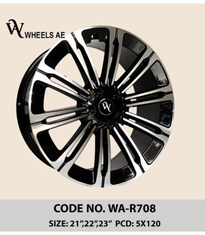 WA-R708 Range Rover Wheels – 22 Inch Gloss Black Alloy Rims