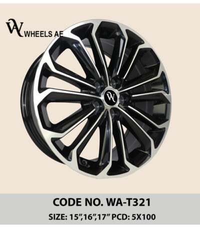 Toyota Corolla Wheel WA-T321 – 15, 16, 17 Inch Multi-Spoke Alloy Rim with OEM Fitment