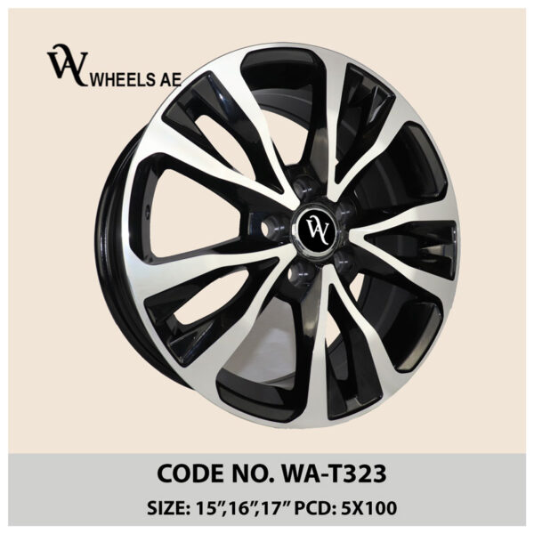 Toyota Corolla Wheel WA-T323 – 15, 16, 17 Inch V-Cut Multi-Spoke Alloy Rim