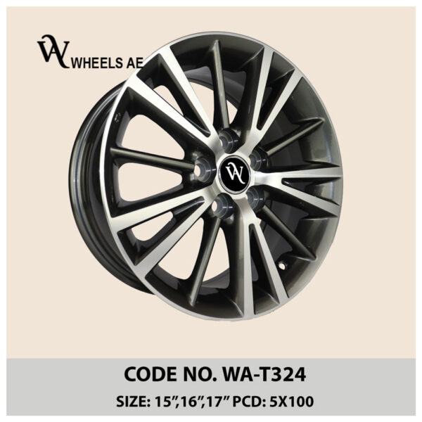 Toyota Corolla Wheel WA-T324 – 15, 16, 17 Inch Multi-Spoke OEM Alloy Rim