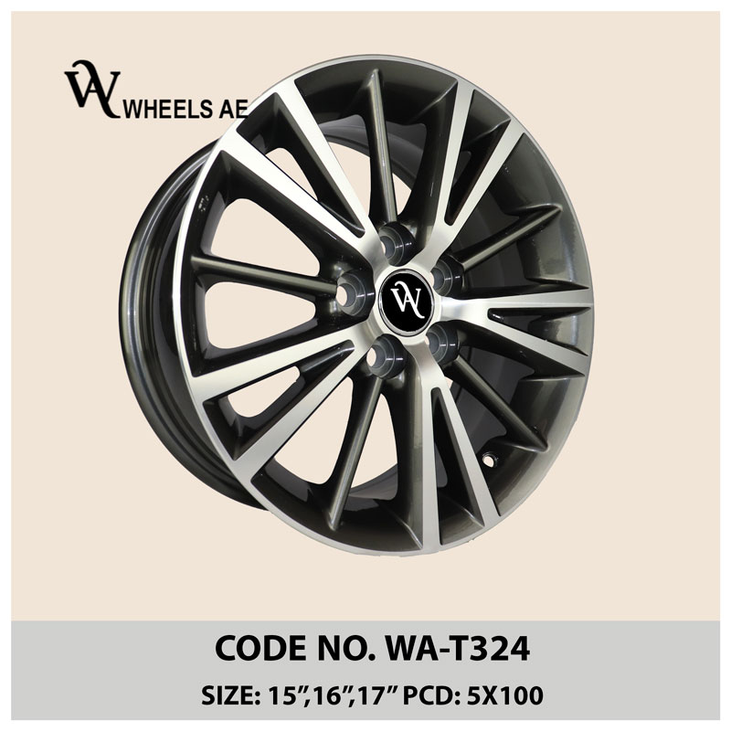 toyota-wa324 Toyota Corolla Wheel WA-T324 – 15, 16, 17 Inch Multi-Spoke OEM Alloy Rim