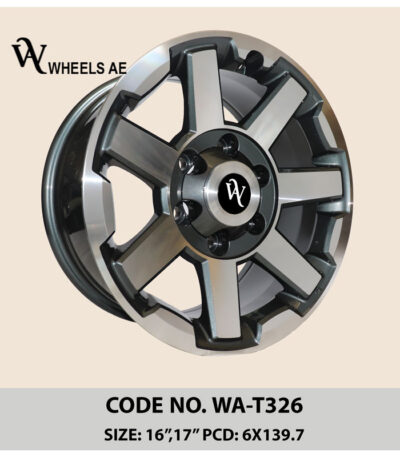 Toyota FJ Wheel WA-T326 – 16 & 17 Inch 6-Spoke Off-Road Alloy Rim for FJ Cruiser