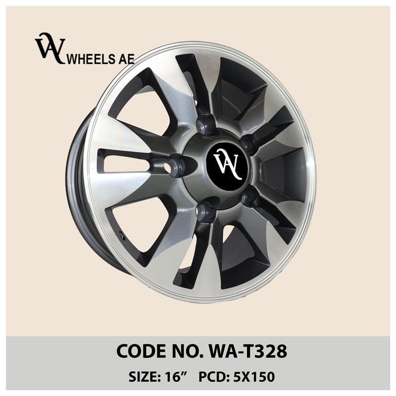 Toyota Land Cruiser WA-T328 16 Inch Wheel – Heavy-Duty 6-Spoke Alloy for 70 Series