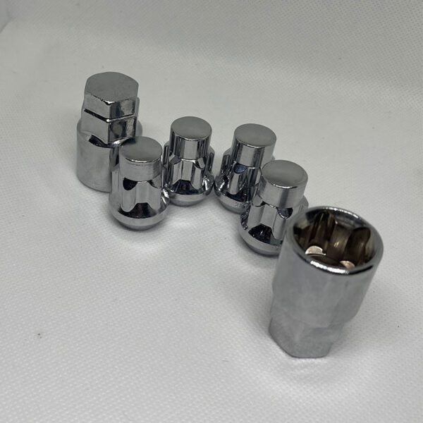 wheel lock key set for alloy wheels