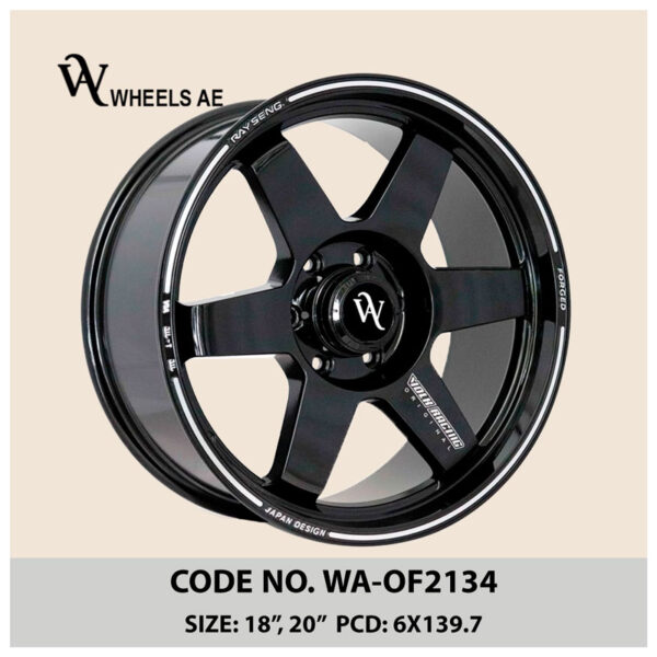 Beadlock Wheel WA-OF2134 Black – 20 Inch | 6x139.7 PCD for SUV & 4x4