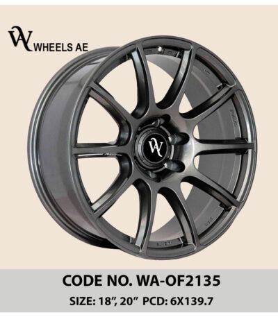 Off-Road Wheel WA-OF2135 Dark HB – 20” 6x139.7 Rim for Patrol, Land Cruiser, FJ, Prado