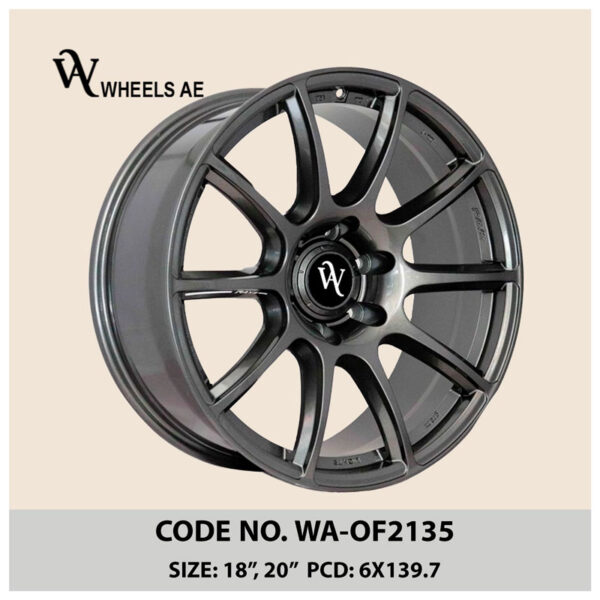 Off-Road Wheel WA-OF2135 Dark HB – 20” 6x139.7 Rim for Patrol, Land Cruiser, FJ, Prado