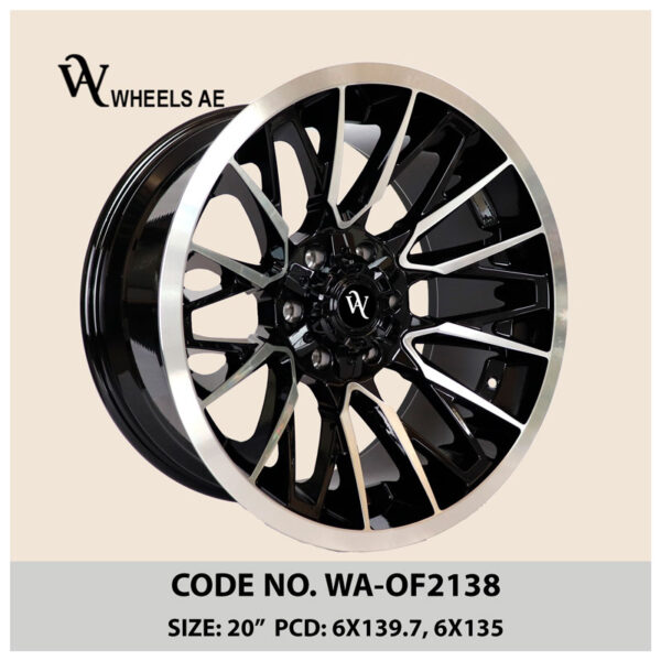Off Road Wheel WA-OF2138 – 20 Inch 6x139.7 Alloy for Ford, Lexus GX, Toyota Land Cruiser & More