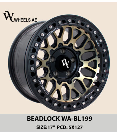 Beadlock Off-Road Wheel WA-BL199 – 17” 5x127 for Jeep Wrangler, Gladiator & Cherokee