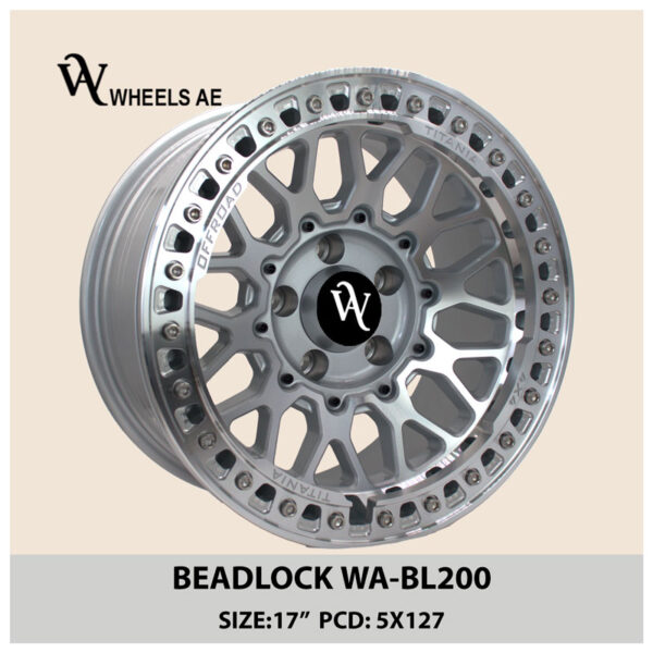 Beadlock Off-Road Wheel WA-BL200 – 17” 5x127 for Jeep Wrangler, Gladiator & Cherokee