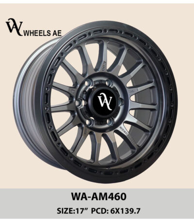 Off-road Wheel WA-AM460 Gray – 17” 6x139.7 Rim for SUV & 4x4 | Wheels AE