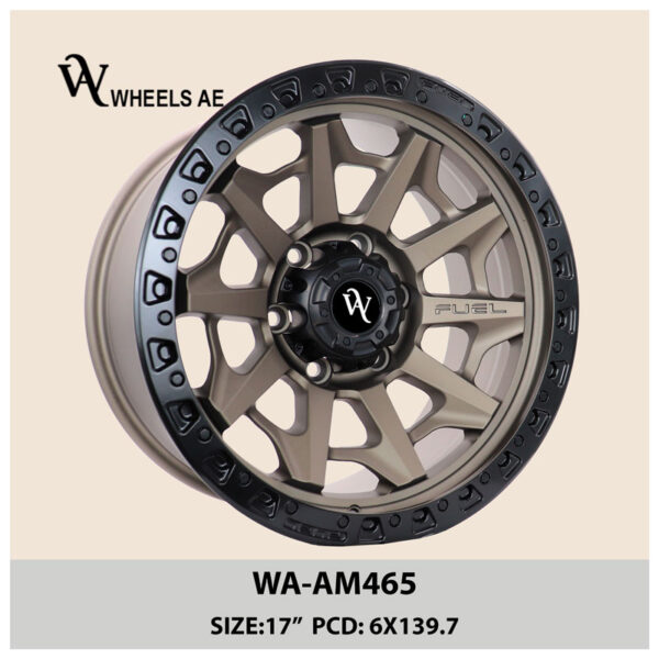 Off-Road Wheel WA-AM465 – 17” 6x139.7 Matte Alloy Rim for Patrol, Prado, Land Cruiser