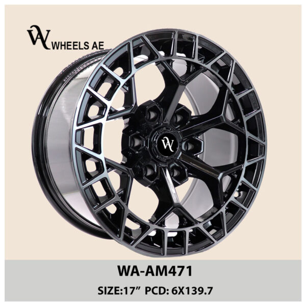 Off-road wheel WA-AM471 | 17” 6x139.7 Beadlock-Style Alloy for Trucks & SUVs
