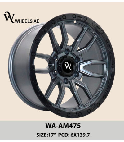 Premium Off-Road Wheel WA-AM475 – 17 Inch Alloy for Trucks & SUVs
