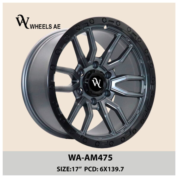 Premium Off-Road Wheel WA-AM475 – 17 Inch Alloy for Trucks & SUVs