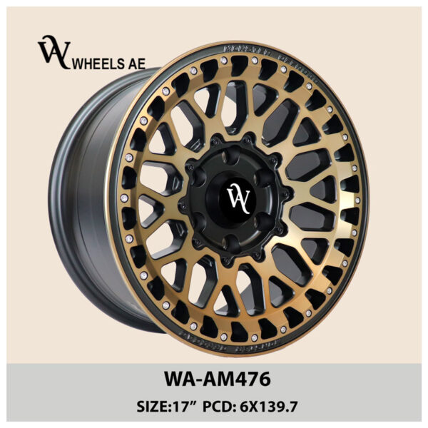 Beadlock Off-Road Wheel WA-AM476 – 17x8.5 | 6x139.7 PCD | A356 Aluminum