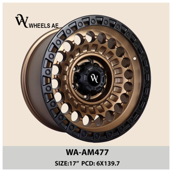off-road wheel WA-AM477 17x9 6x139.7 bronze beadlock design