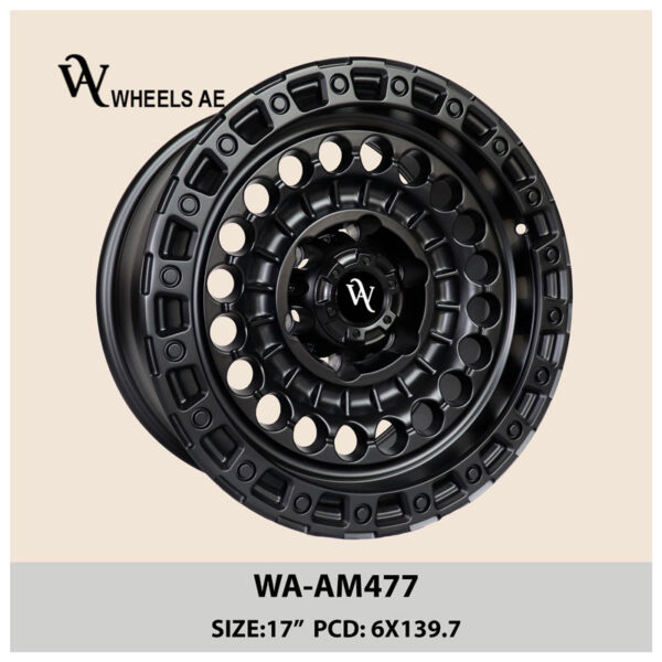 Off-road Wheel WA-AM477 | 17x9 6x139.7 Zero Offset Beadlock Style for SUV & 4x4