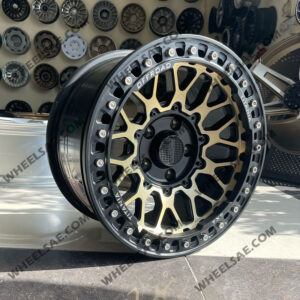 Beadlock Off-Road Wheel WA-BL199 – 17” 5x127 for Jeep Wrangler, Gladiator & Cherokee 2 beadlock wheels 5x127 bronze 2