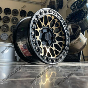 Beadlock Off-Road Wheel WA-BL199 – 17” 5x127 for Jeep Wrangler, Gladiator & Cherokee 1 beadlock wheels 5x127 bronze