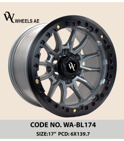 Beadlock Off-Road Wheel WA-BL174 – 17” | 6x139.7 PCD | Fits Patrol, Land Cruiser, Pajero & More