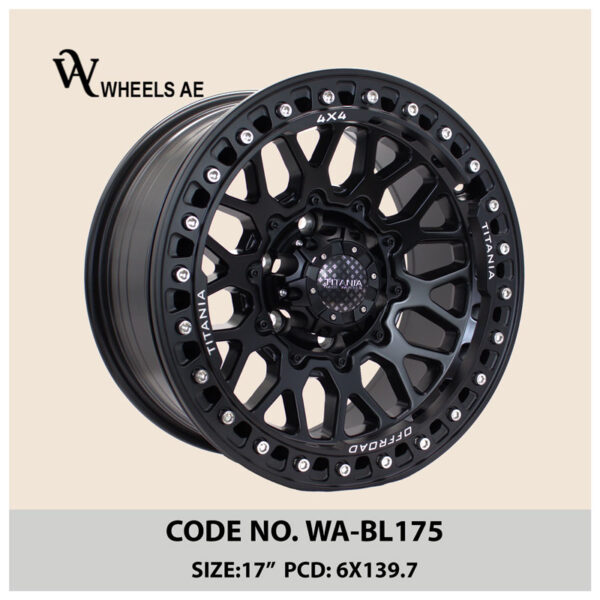 Beadlock Off-Road Wheel WA-BL175 – 17” | 6x139.7 PCD | Fits Patrol, Land Cruiser, Pajero & More
