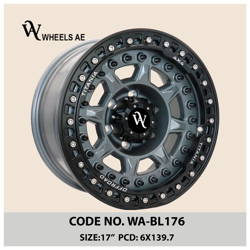 Beadlock Off-Road Wheel WA-BL176 – 17” | 6x139.7 PCD | Fits Patrol, Land Cruiser, Pajero & More