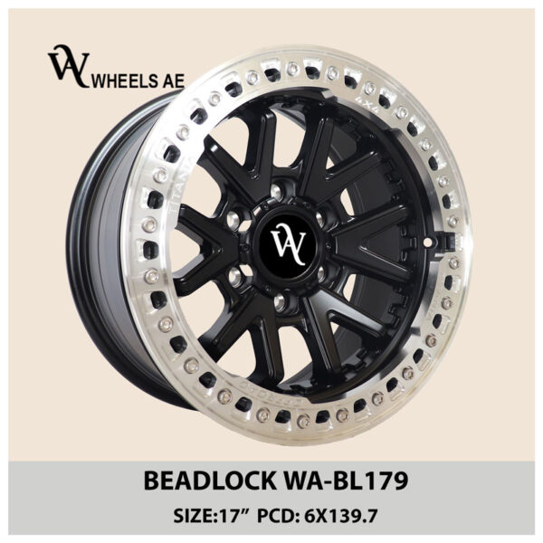 Beadlock Off-Road Wheel WA-BL179 – 17” | 6x139.7 PCD | Fits Patrol, Land Cruiser, Pajero, FJ & More
