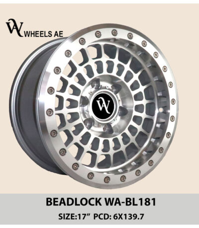 Beadlock Off-Road Wheel WA-BL181 – 17” 6x139.7 Rim | Fit for Patrol, Land Cruiser, Pajero