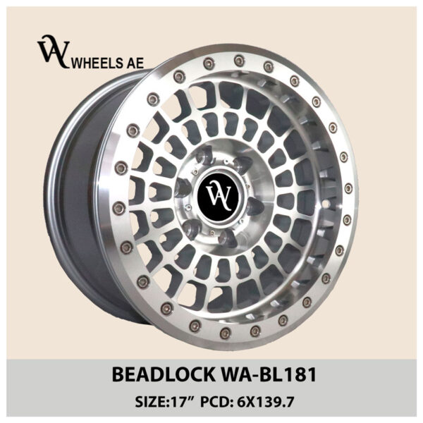 Beadlock Off-Road Wheel WA-BL181 – 17” 6x139.7 Rim | Fit for Patrol, Land Cruiser, Pajero