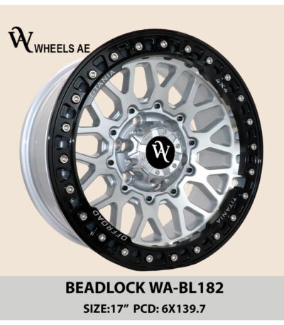 Beadlock Off-Road Wheel WA-BL182 – 17” Alloy Rim | Fit for Patrol, FJ, Land Cruiser