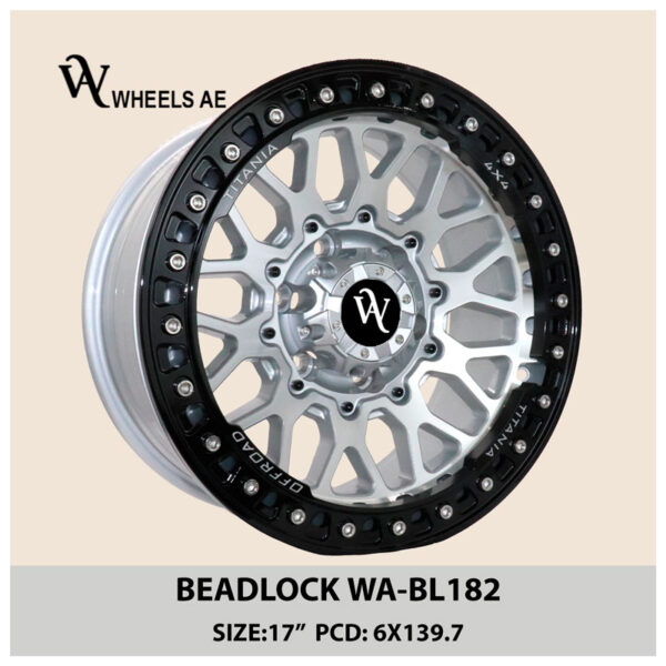 Beadlock Off-Road Wheel WA-BL182 – 17” Alloy Rim | Fit for Patrol, FJ, Land Cruiser