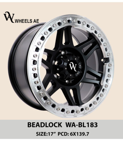 Beadlock Off-Road Wheel WA-BL183 – 17” 6x139.7 Rim for SUV & Pickup