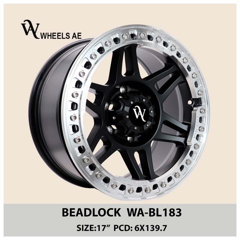Beadlock Off-Road Wheel WA-BL183 – 17” 6x139.7 Rim for SUV & Pickup
