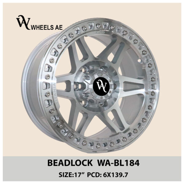 Beadlock Off-Road Wheel WA-BL184 – 17” 6x139.7 Rim for SUV & 4x4