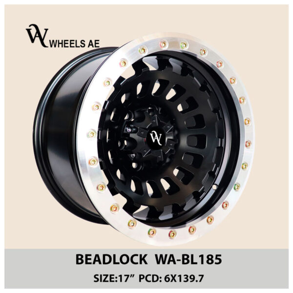 Beadlock Off-Road Wheel WA-BL185 – 17” Alloy Rim for 6x139.7 SUV & 4x4