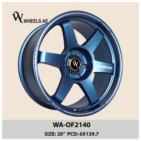 Off-Road Wheel WA-OF2140 Matt Blue – 20” 6x139.7 Rim for Patrol, Land Cruiser, FJ