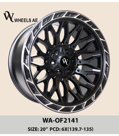 Beadlock Wheel WA-OF2141 Black – 20” 6x139.7 Off-Road Rim for Patrol, Land Cruiser, FJ